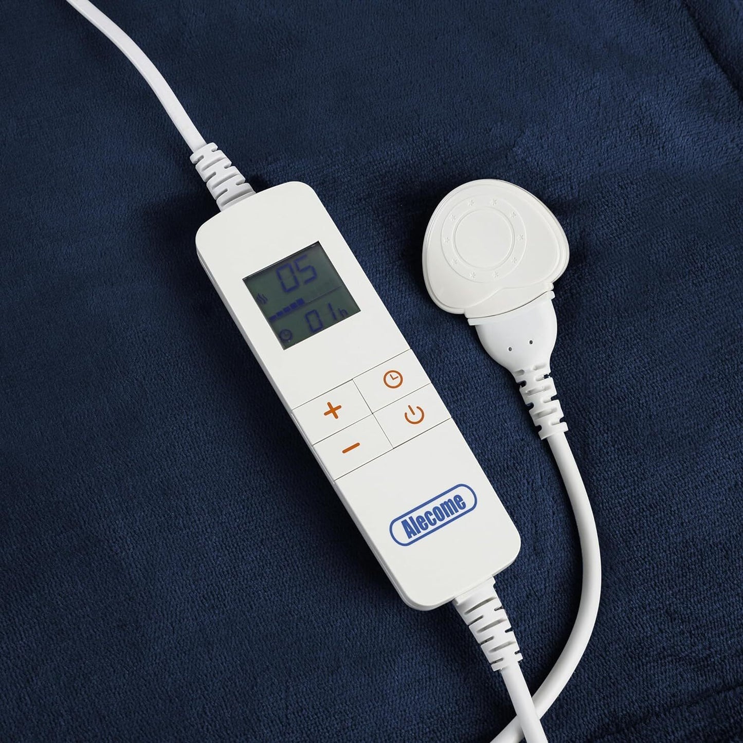 Electric Heated Throw Blanket – 10 Heat Settings, Timer, Washable Fleece