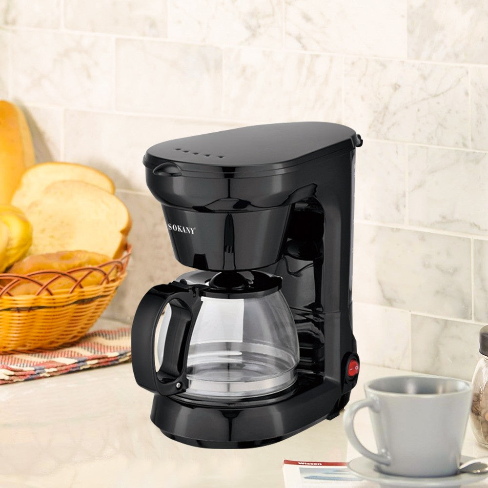 Filter Coffee Maker Machine 750Ml Instant Anti-Drip Fast Brewing Time 650W – Black