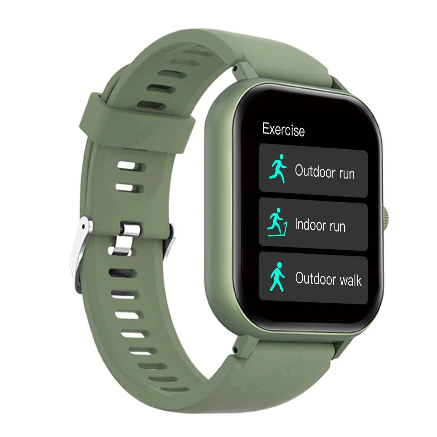 Wireless Smart Watch – Call Alerts, Fitness Tracking, Soft Silicone Strap