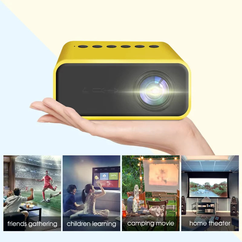 Xiaomi Mini Projector 8K HD - Portable Home Cinema for Kids & Family Entertainment