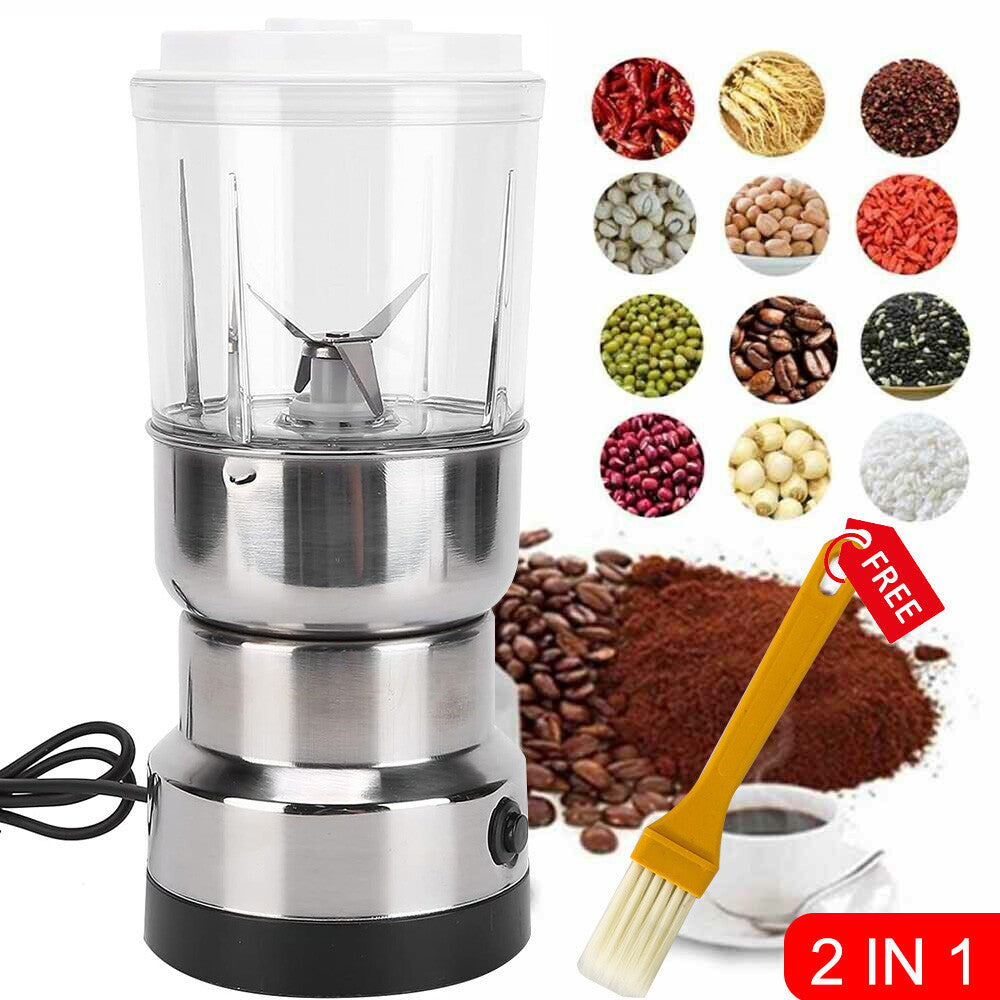 4 Blades Electric Coffee Bean Grinder | Grinding Milling Bean Nut Spice Grinder UK