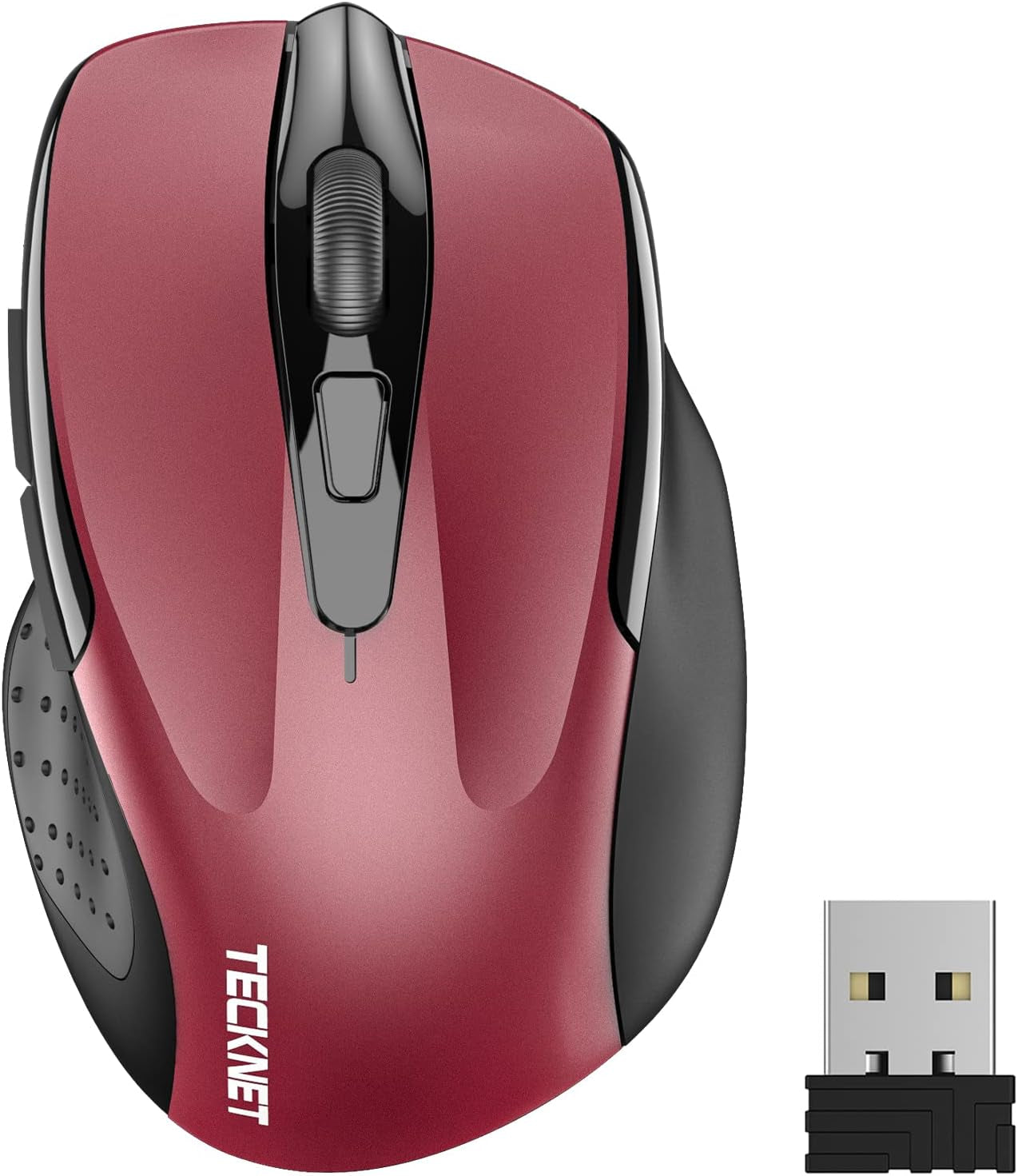 TECKNET Pro Wireless Mouse – 4000 DPI, 2.4G Ergonomic Optical Mouse, 6 Buttons