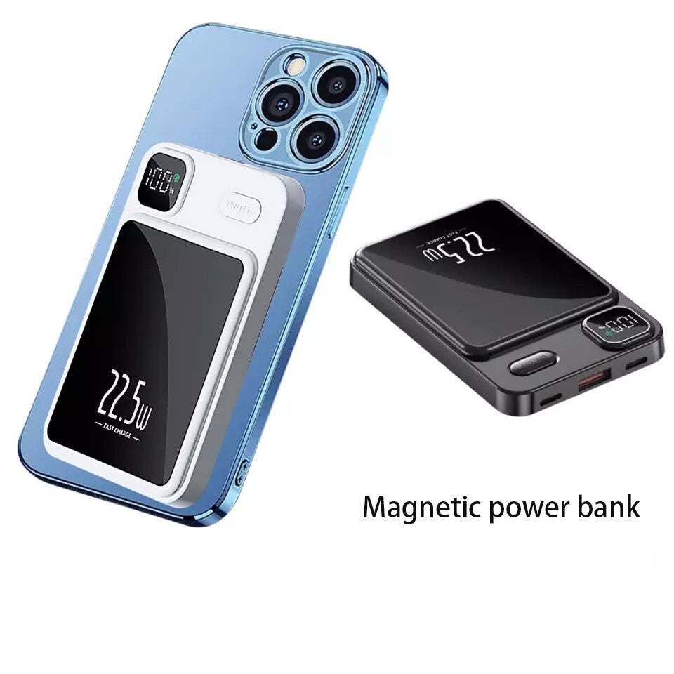 3000000mAh Magnetic Power Bank – Wireless Charger for iPhone 15/14/13