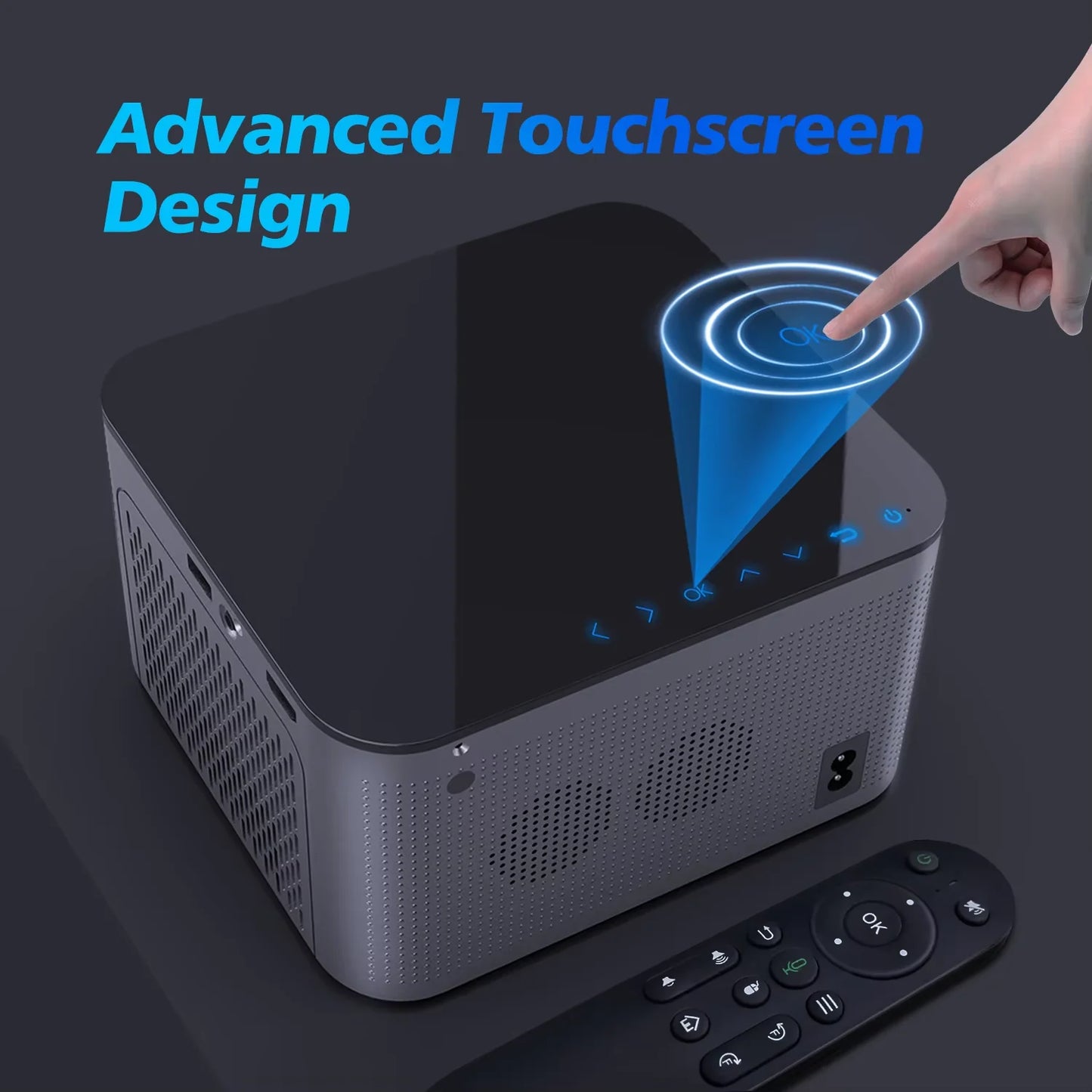 Android 11 Smart Projector - 4K Voice Control Home Cinema