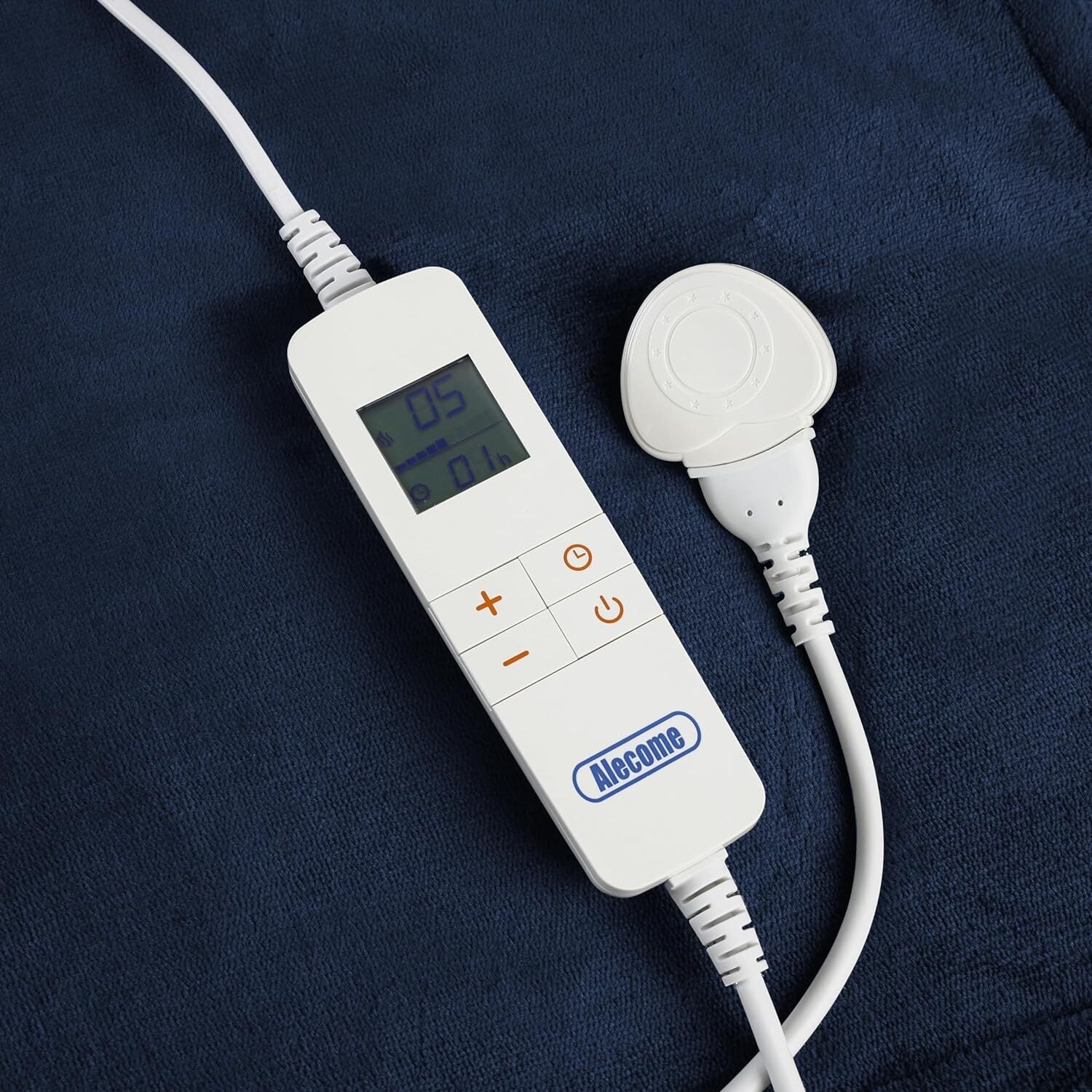 Electric Heated Throw Blanket – 10 Heat Settings, Timer, Washable Fleece