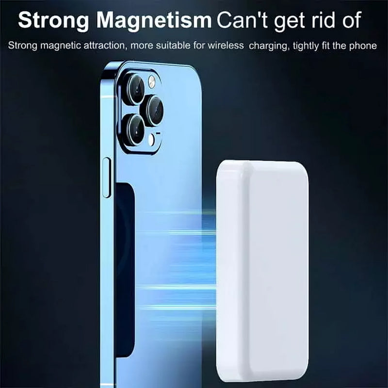 Compact 10000mAh Magnetic Fast-Charging Power Bank for iPhone