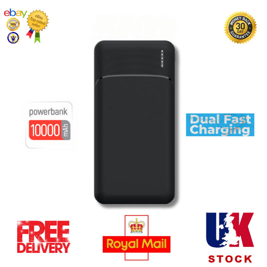 10000mAh Fast Charge Power Bank – Type-C & USB Portable Charger