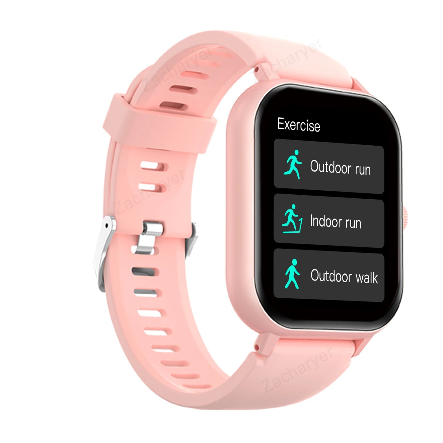 Wireless Smart Watch – Call Alerts, Fitness Tracking, Soft Silicone Strap