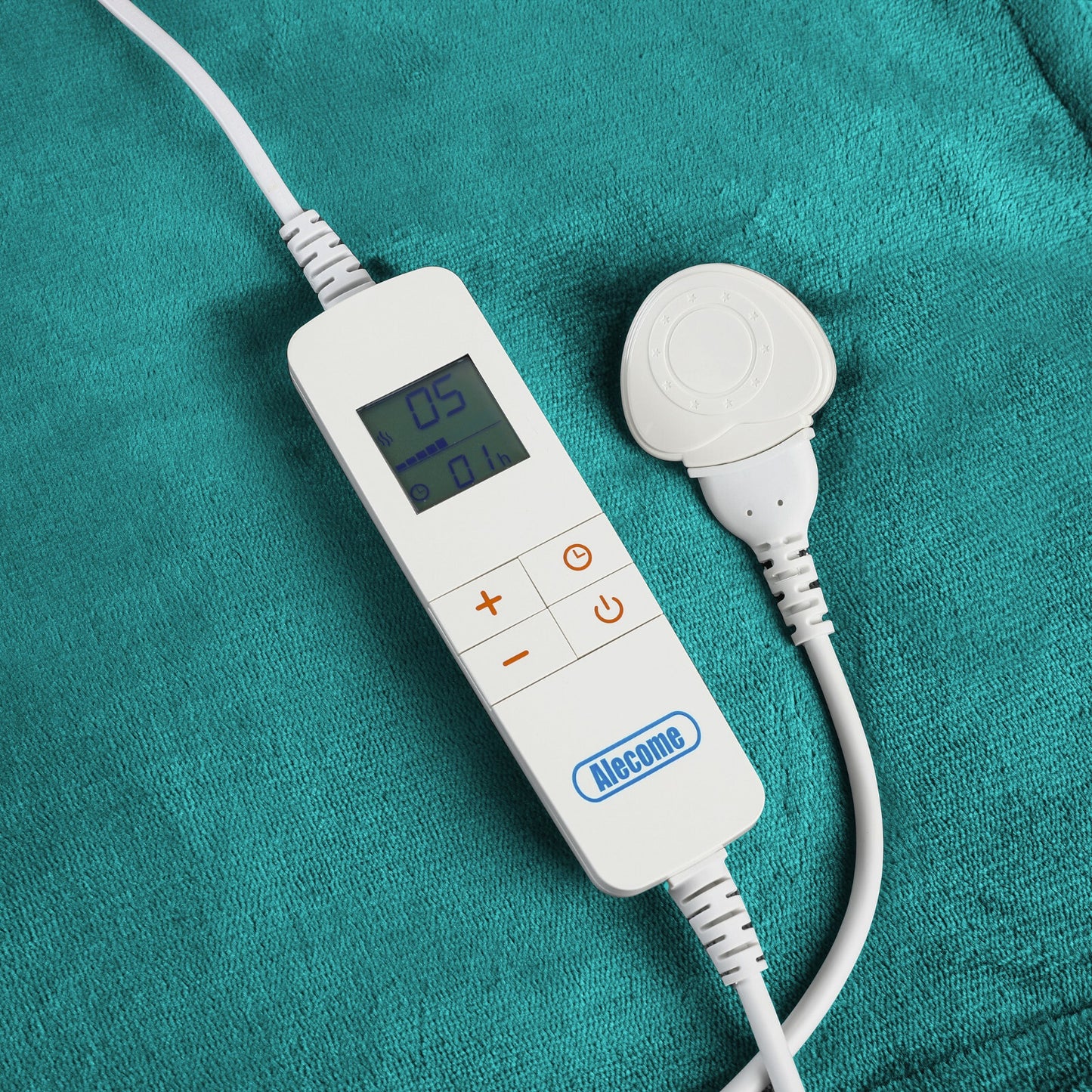 Electric Heated Throw Blanket – 10 Heat Settings, Timer, Washable Fleece