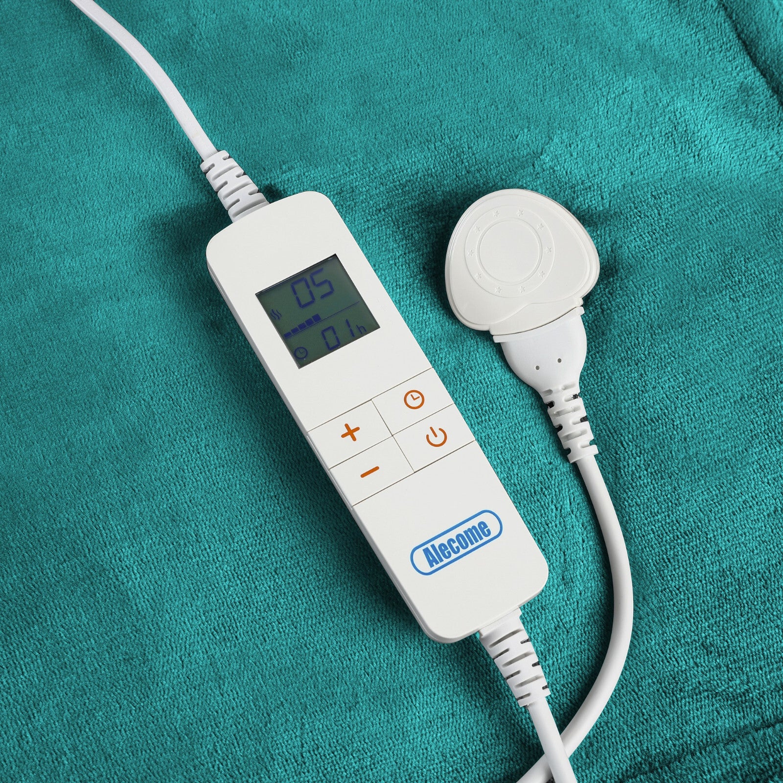 Electric Heated Throw Blanket – 10 Heat Settings, Timer, Washable Fleece