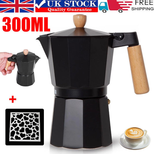 Royalford Italian Espresso Stove Top Moka Percolator Pot – 6 Cup