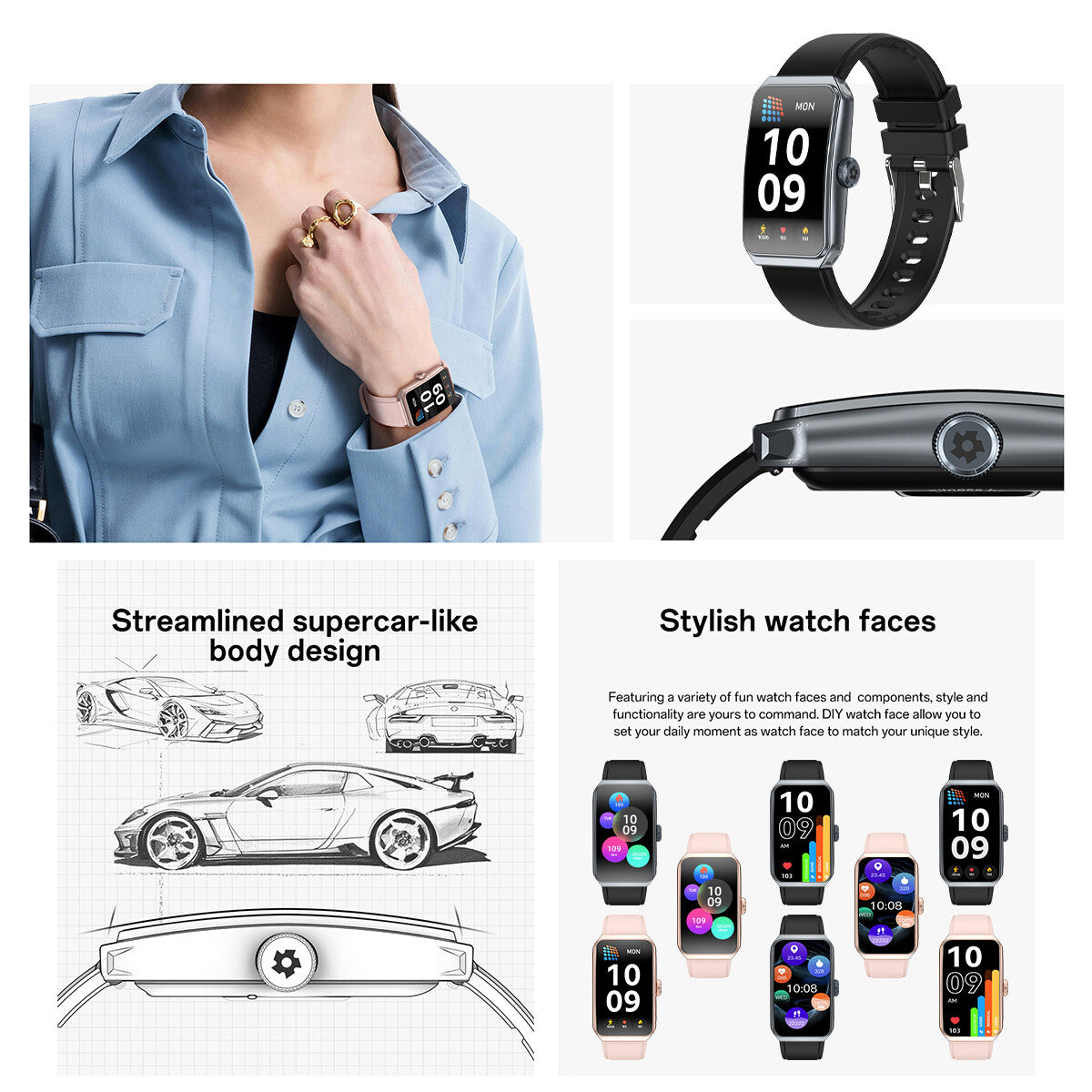 2025 NEW Smart Watch – Fitness Tracker with Heart Rate, Sleep & Activity Monitor