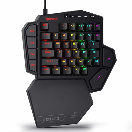K585 DITI One-Handed RGB Mechanical Gaming Keypad - 42 Keys, Hot-Swappable, USB-C, Wrist Rest