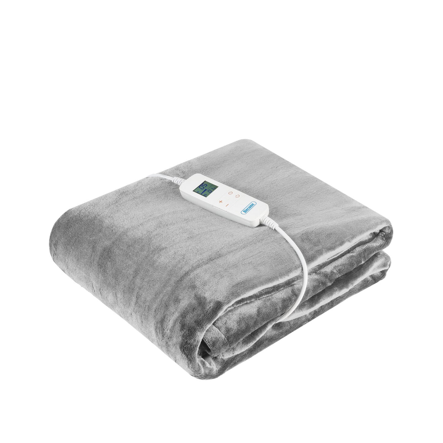 Electric Heated Throw Blanket – 10 Heat Settings, Timer, Washable Fleece