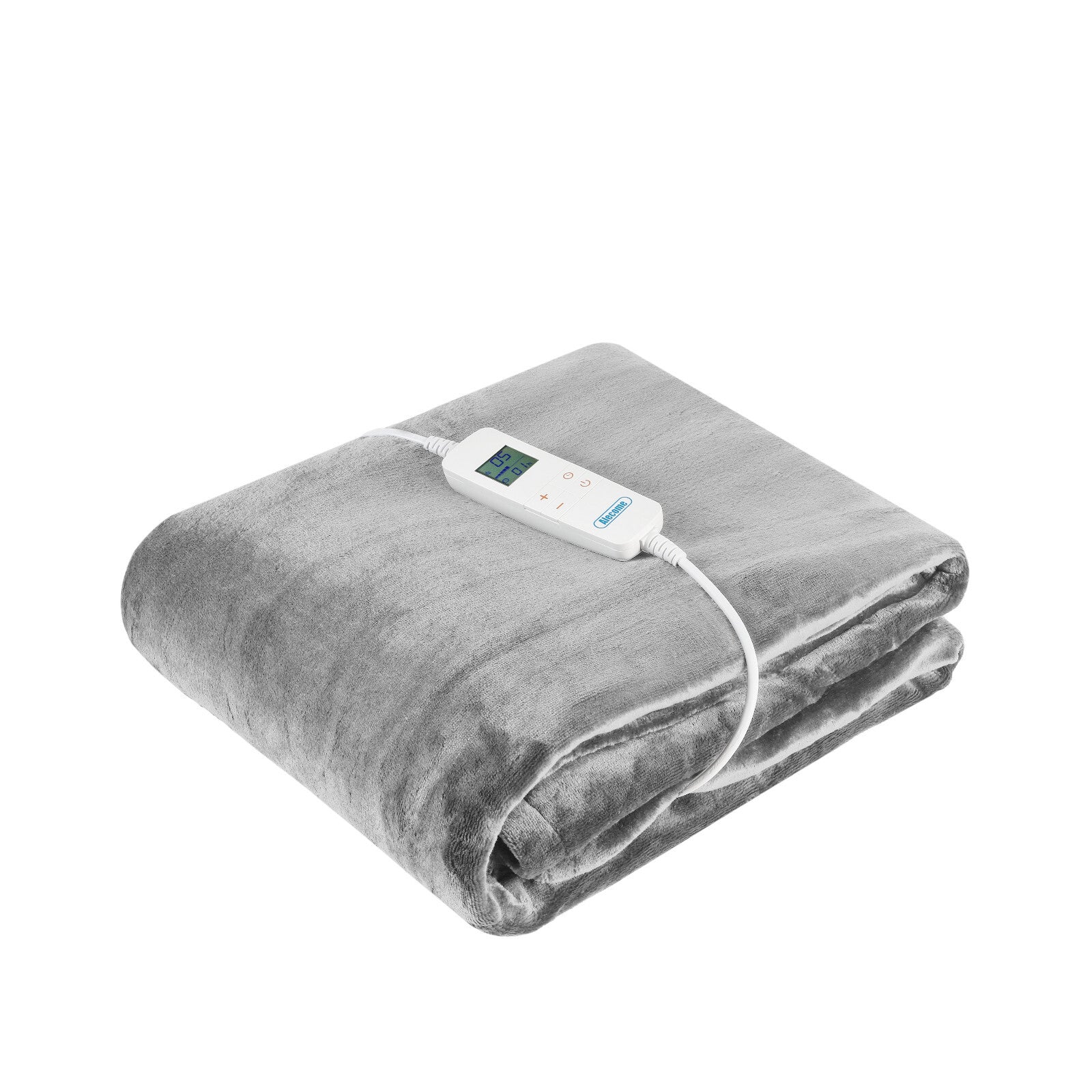 Electric Heated Throw Blanket – 10 Heat Settings, Timer, Washable Fleece