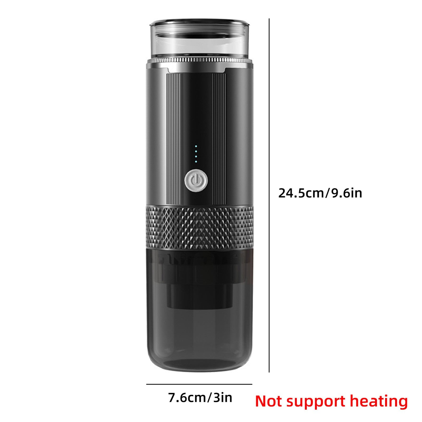 Handheld Coffee Maker Press Bottle Cup – Portable Espresso Machine for Travel & Camping