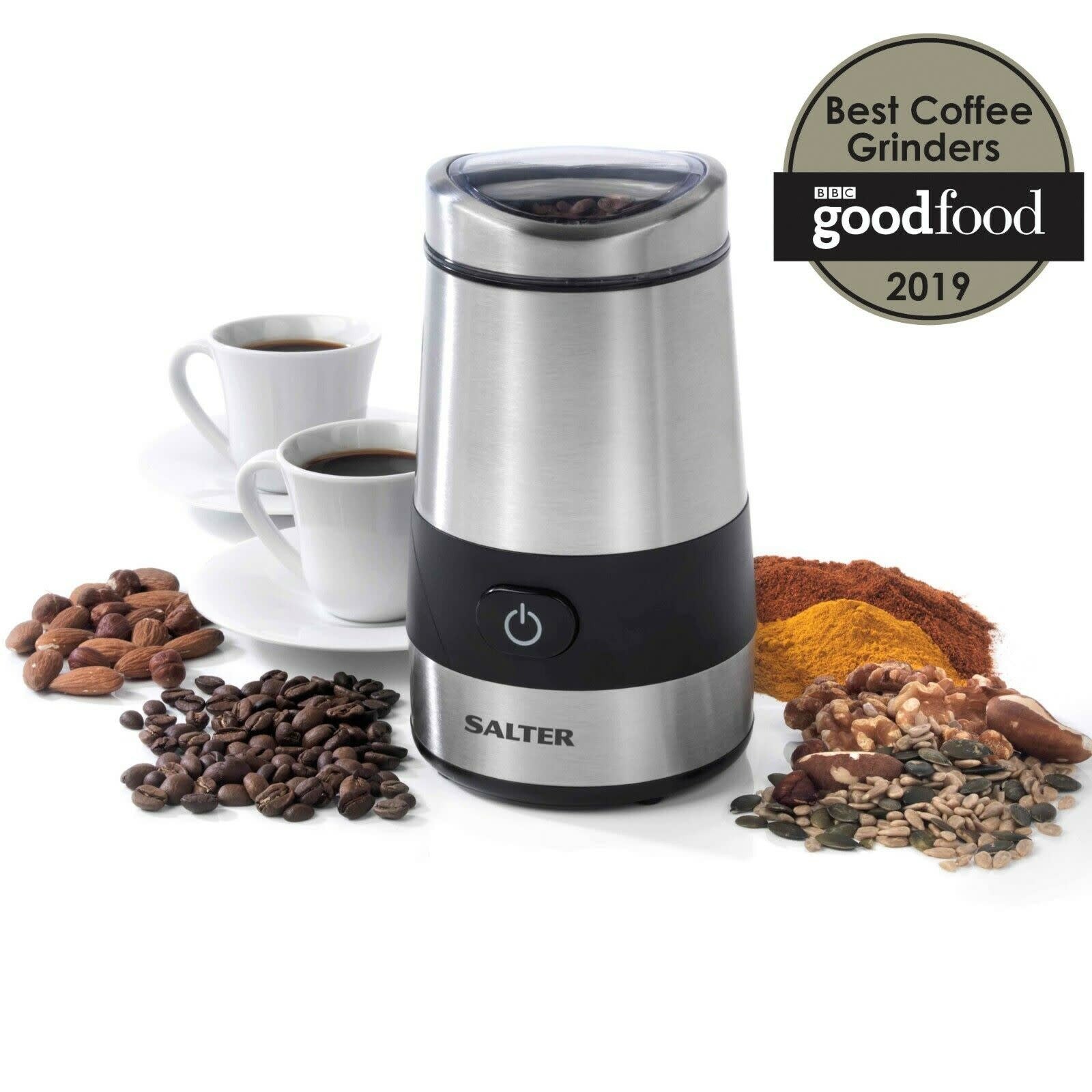 Salter COMBO-4773 Digital Coffee Maker to Go & Coffee Grinder