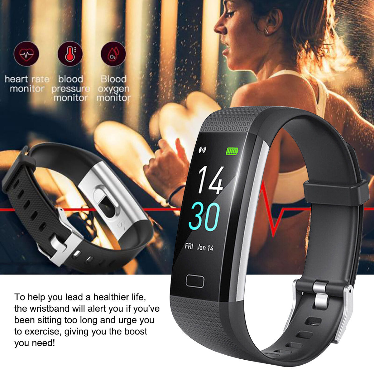 2025 NEW Smart Watch – Fitness Tracker with Heart Rate, Sleep & Activity Monitor