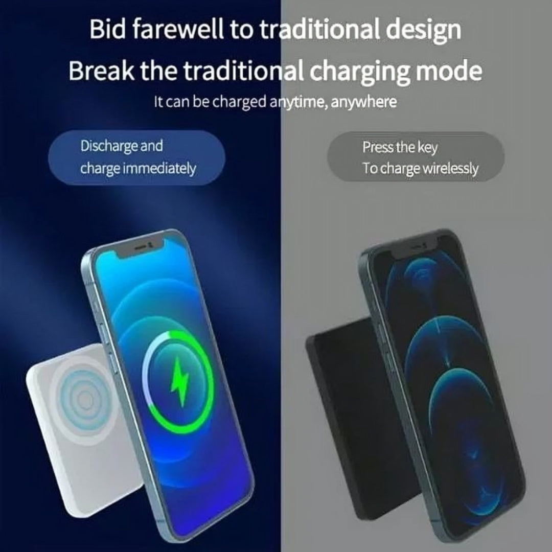 Compact 10000mAh Magnetic Fast-Charging Power Bank for iPhone