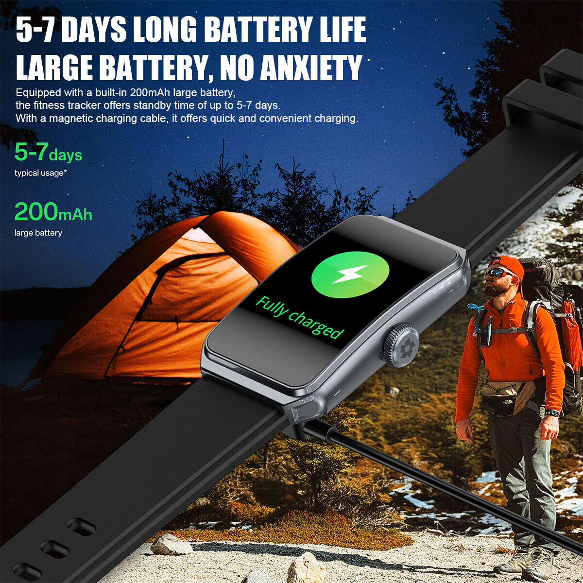 2025 NEW Smart Watch – Fitness Tracker with Heart Rate, Sleep & Activity Monitor