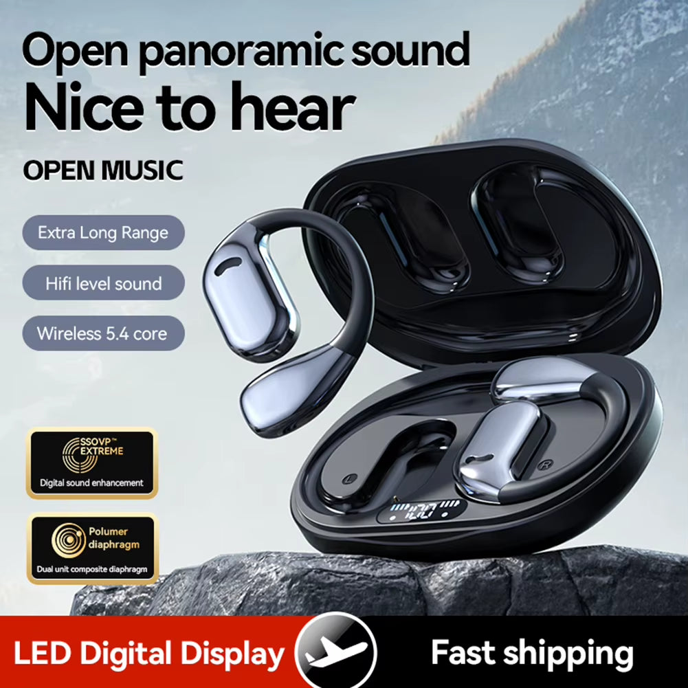 Bluetooth 5.4 Translation Earbuds – Multi-Language Wireless Earphones with Noise Cancelling