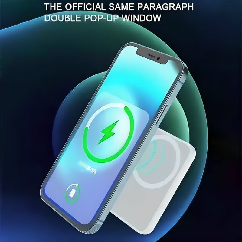 Compact 10000mAh Magnetic Fast-Charging Power Bank for iPhone