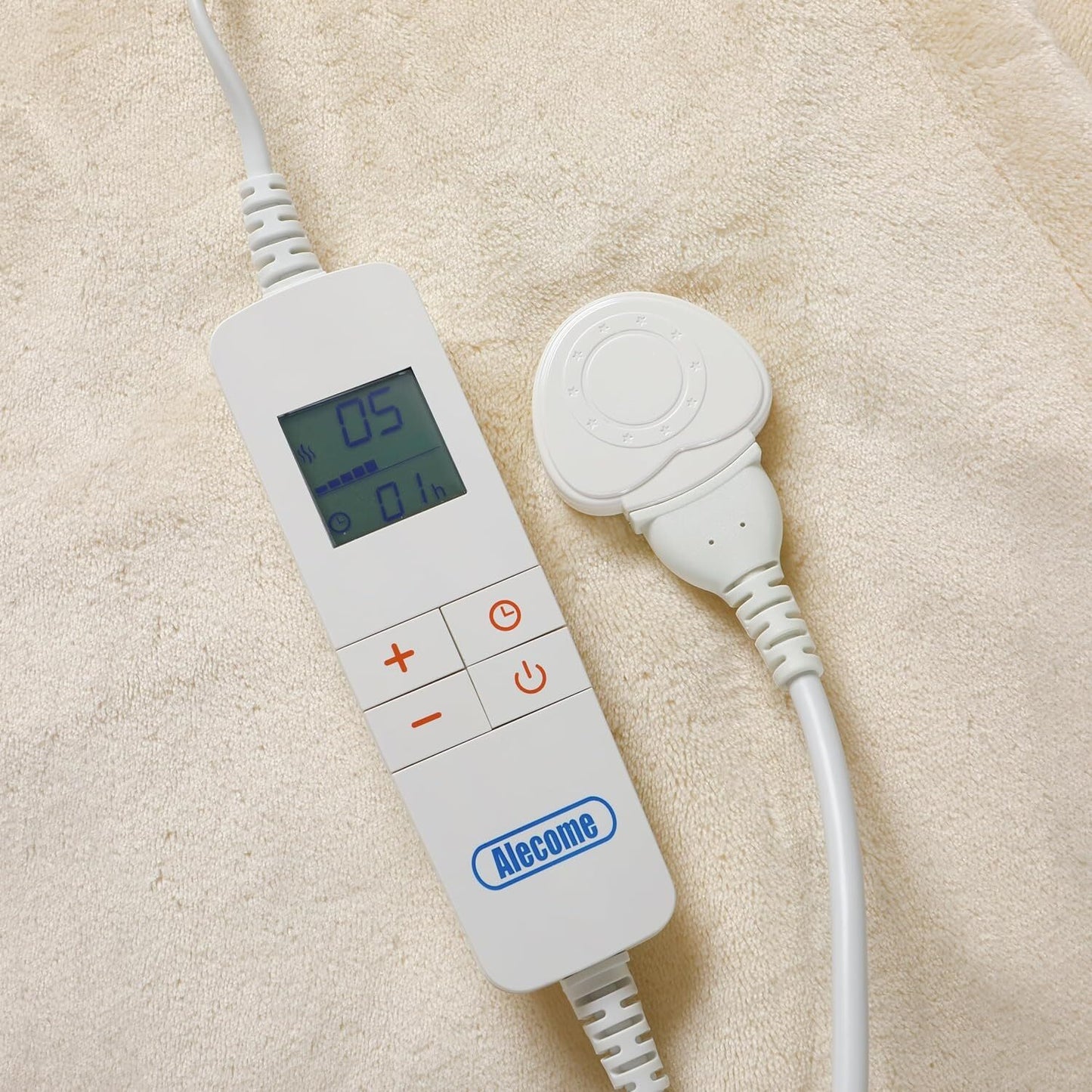 Electric Heated Throw Blanket – 10 Heat Settings, Timer, Washable Fleece