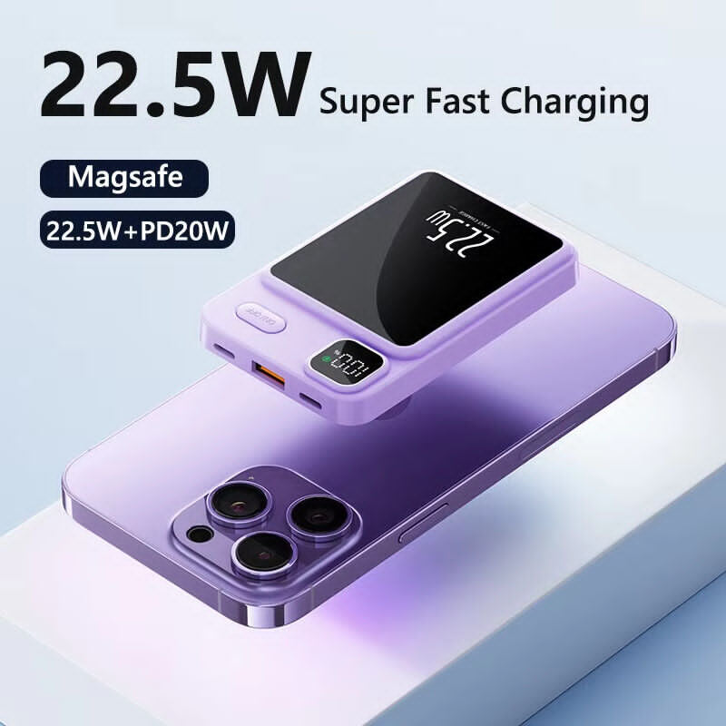 3000000mAh Magnetic Power Bank – Wireless Charger for iPhone 15/14/13
