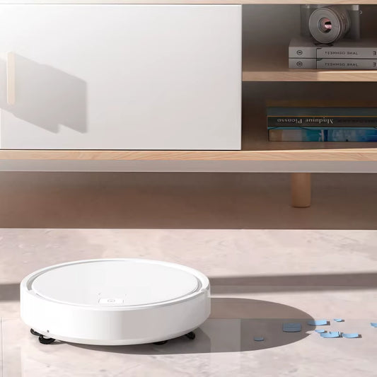 Ultra-Thin 3-in-1 Robot Vacuum & Mop – Sweeps, Vacuums & Wet Cleans Hard Floors