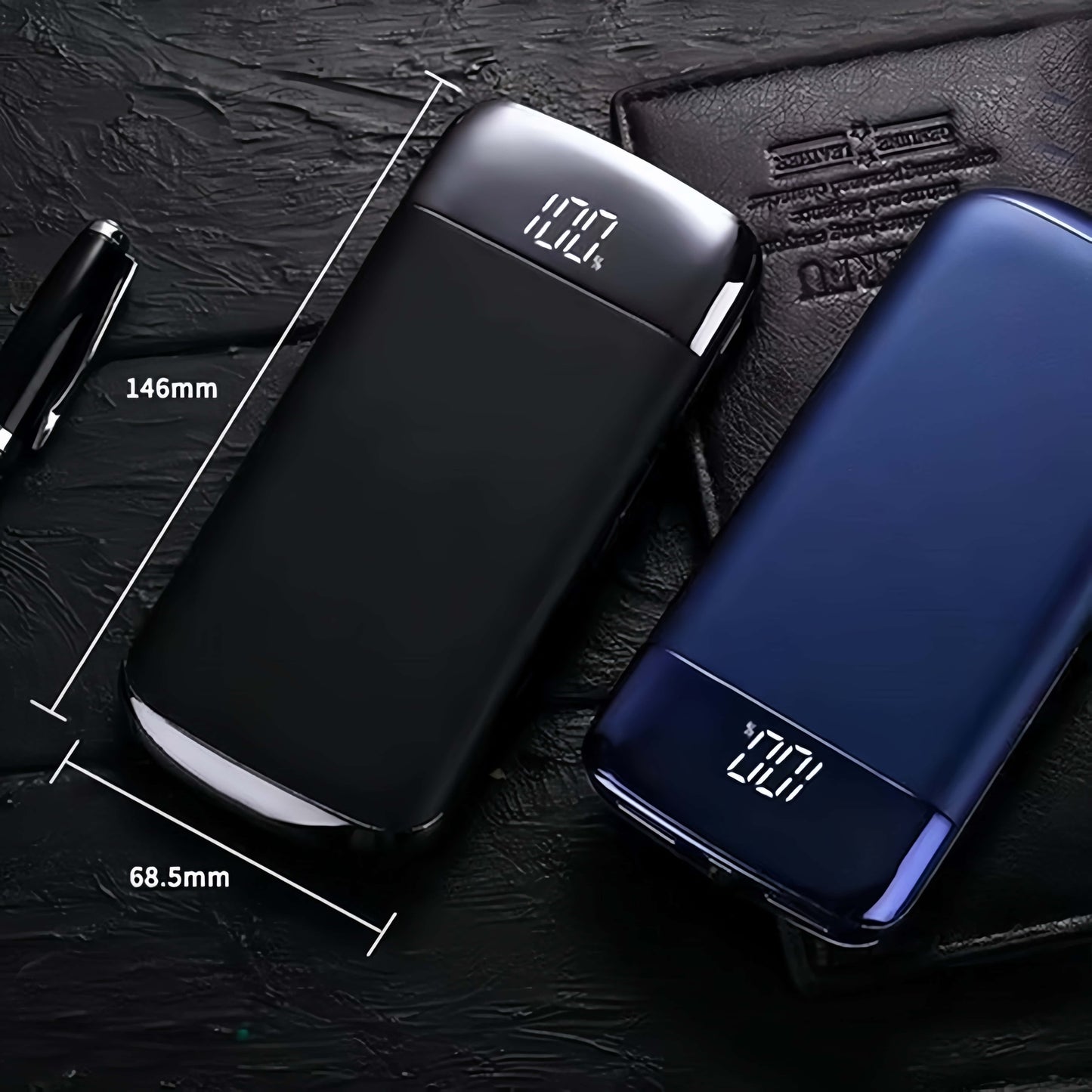 9000000mAh Portable Power Bank with Dual USB Fast Charging