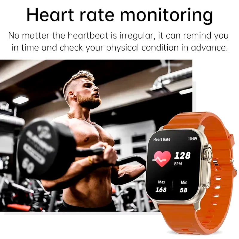 T900 Ultra Smartwatch – Bluetooth Calling, Message Alerts, Fitness & Heart Rate Tracker