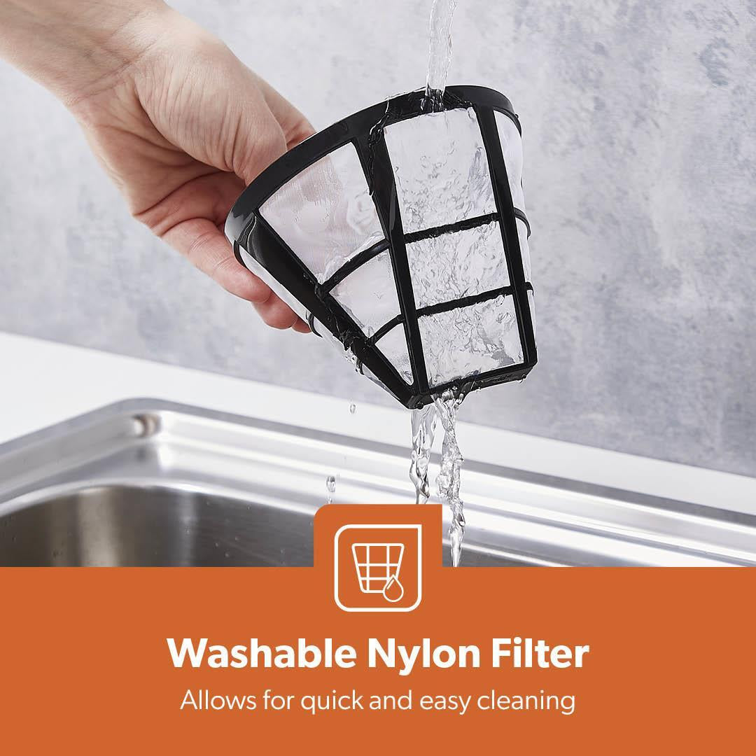 Filter Coffee Maker Machine – Instant Anti-Drip, 12 Cups, 800W, 1.5L Jug (Geepas)