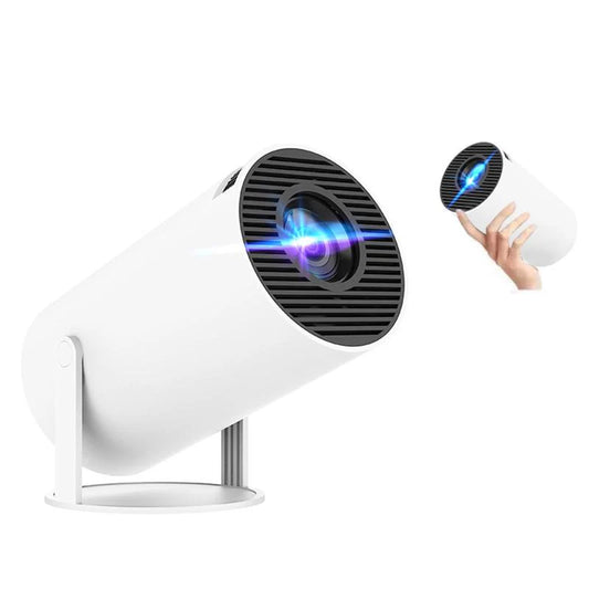 Android 11 Smart Projector - Portable WiFi 6 Bluetooth Home Cinema with Remote