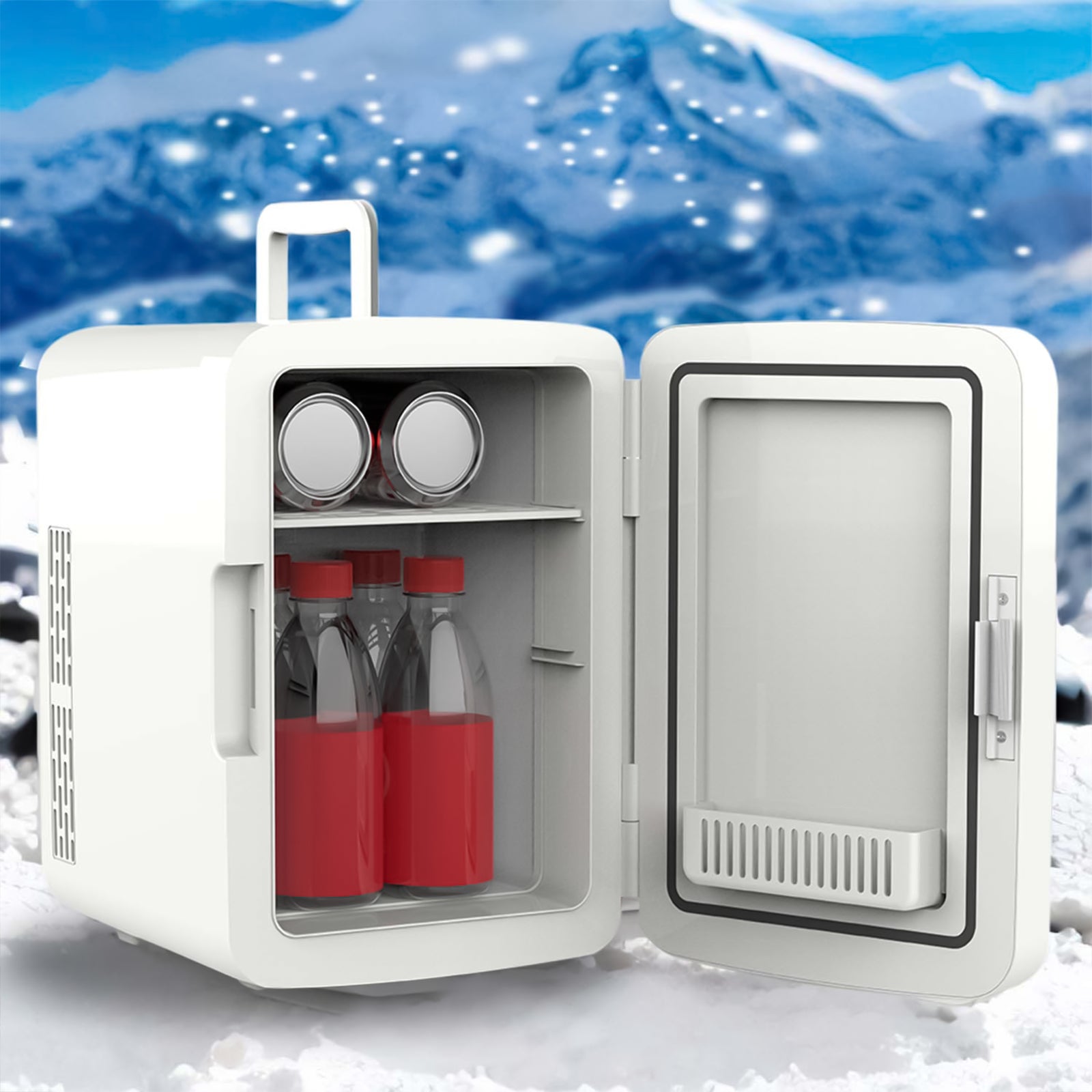 10L Mini Fridge – Table Top Electric Cooler & Warmer for Home, Office, Bedroom & Car