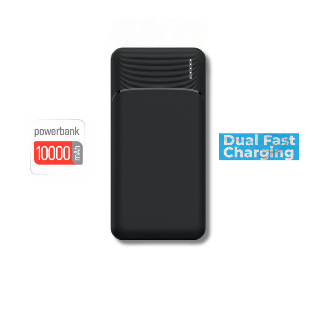 10000mAh Fast Charge Power Bank – Type-C & USB Portable Charger