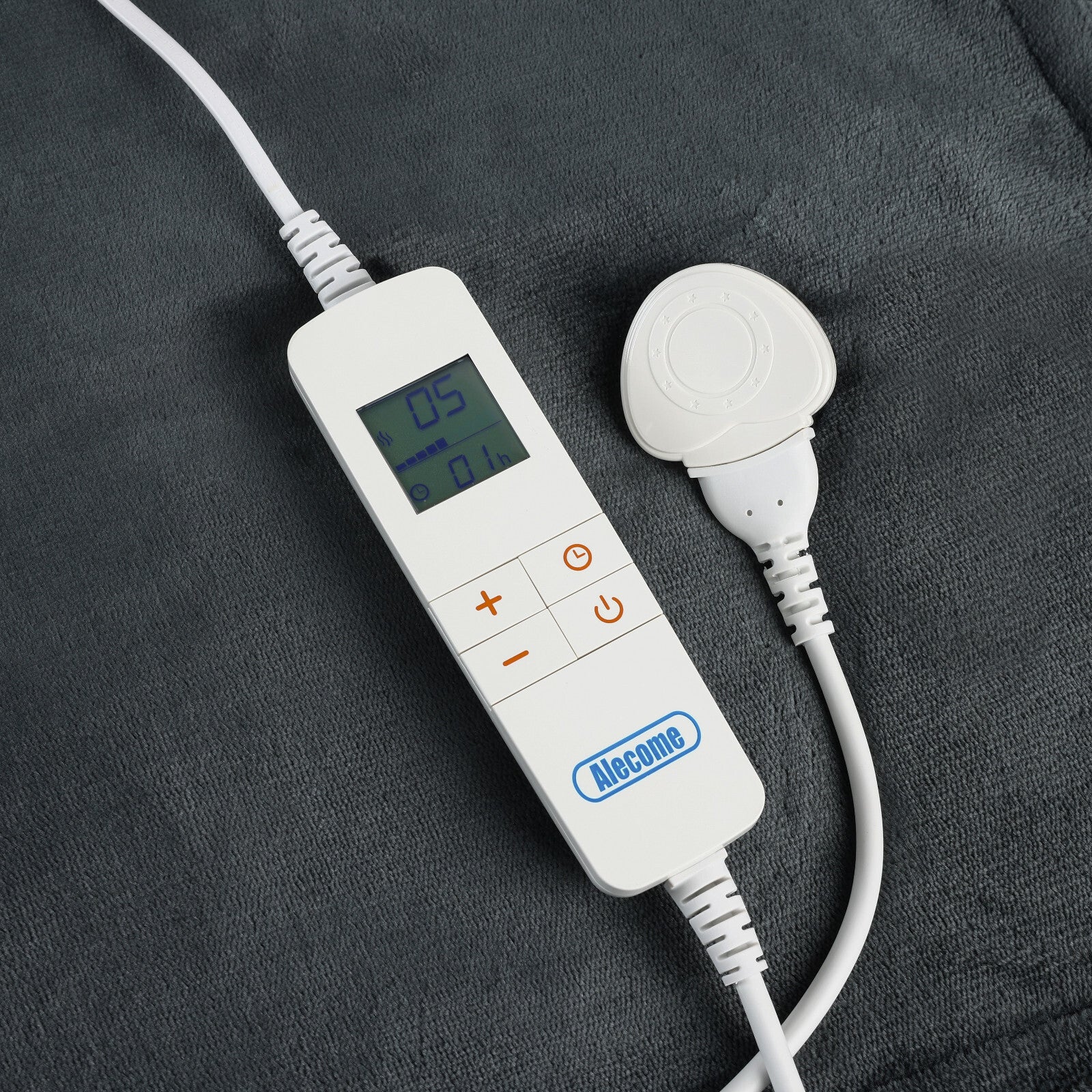 Electric Heated Throw Blanket – 10 Heat Settings, Timer, Washable Fleece