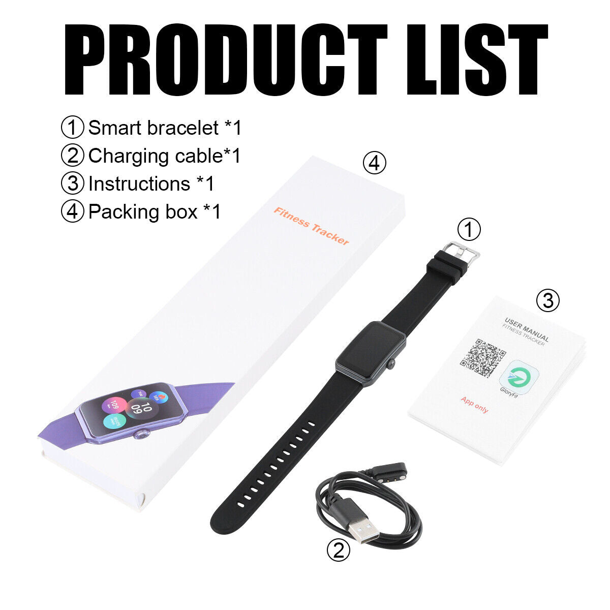 2025 NEW Smart Watch – Fitness Tracker with Heart Rate, Sleep & Activity Monitor