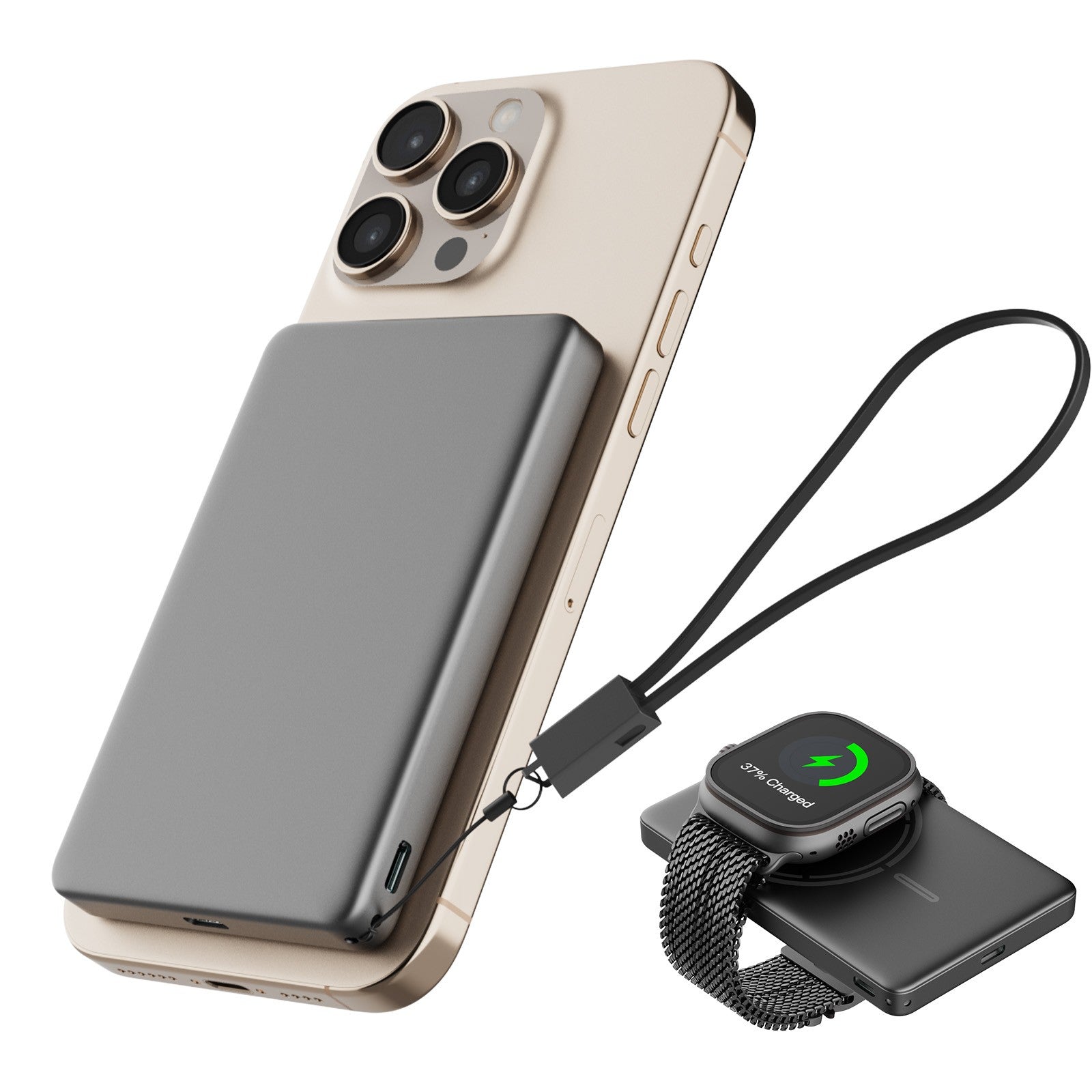 Ultra Slim Magnetic Wireless Power Bank 5000mAh – Lightweight, Fast & Travel-Ready