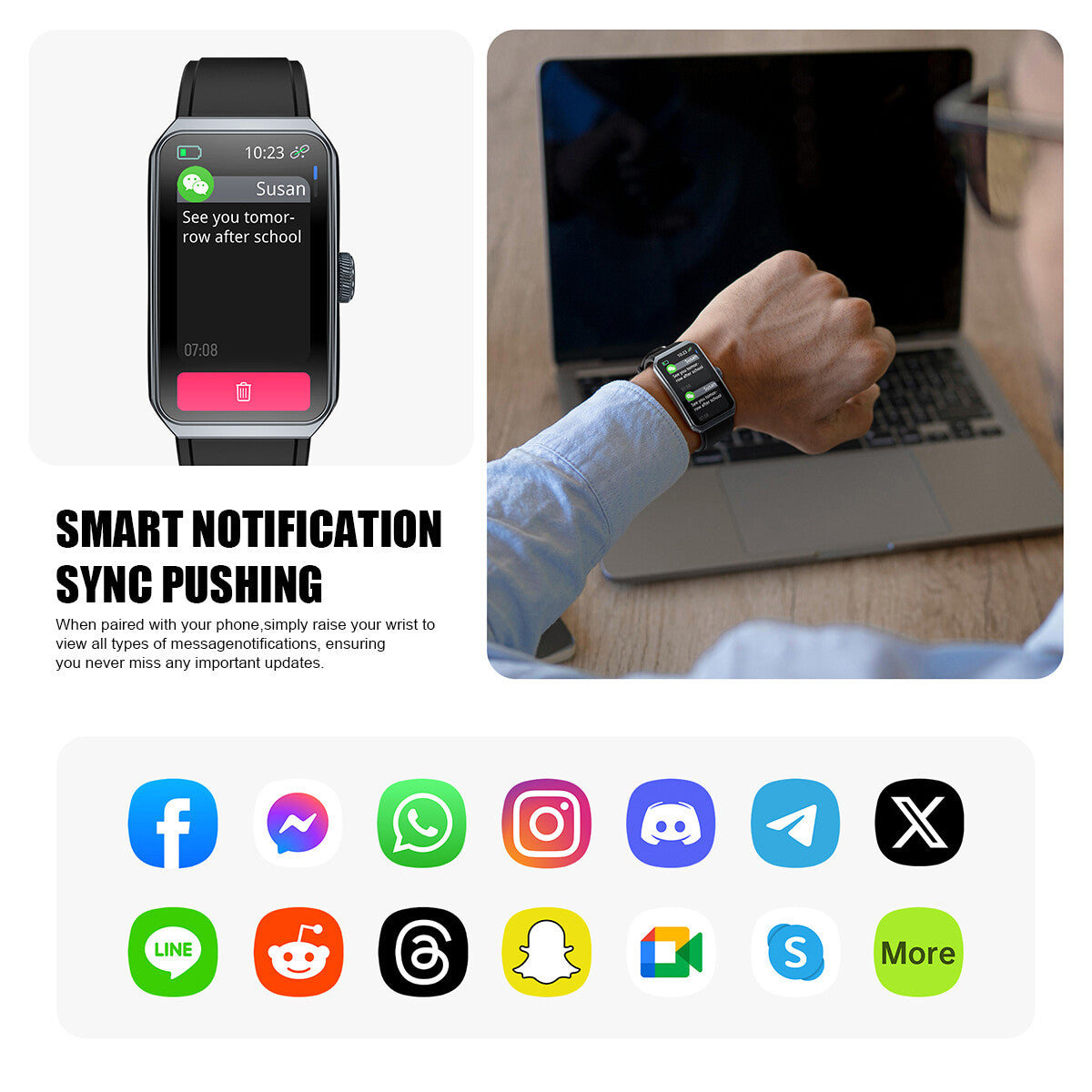 2025 NEW Smart Watch – Fitness Tracker with Heart Rate, Sleep & Activity Monitor
