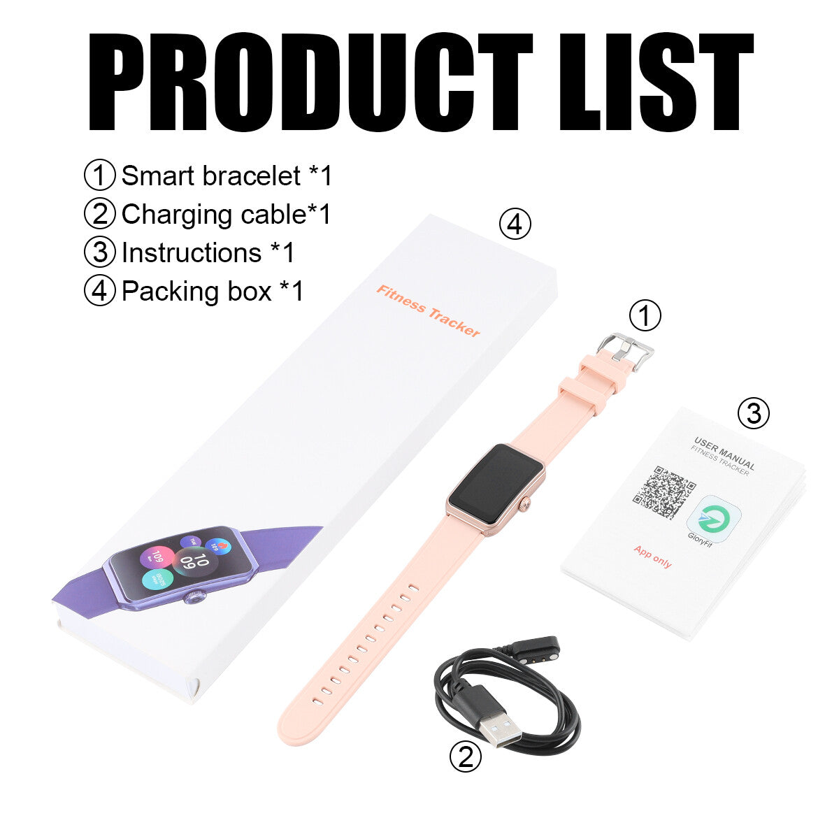 2025 NEW Smart Watch – Fitness Tracker with Heart Rate, Sleep & Activity Monitor