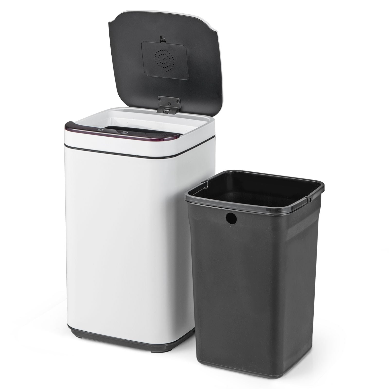 13L Intelligent Touchless Trash Can – Motion Sensor, Odour Control, Manual Override | White