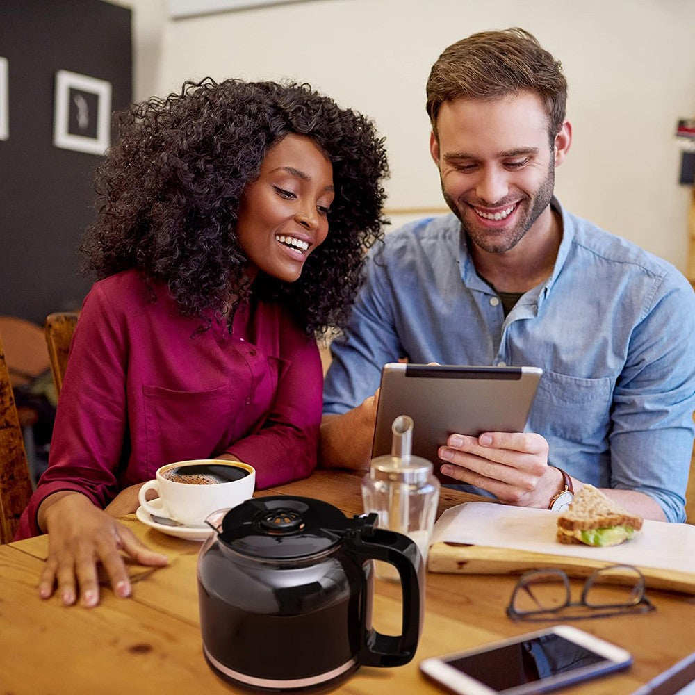 Filter Coffee Maker Machine 750Ml Instant Anti-Drip Fast Brewing Time 650W – Black