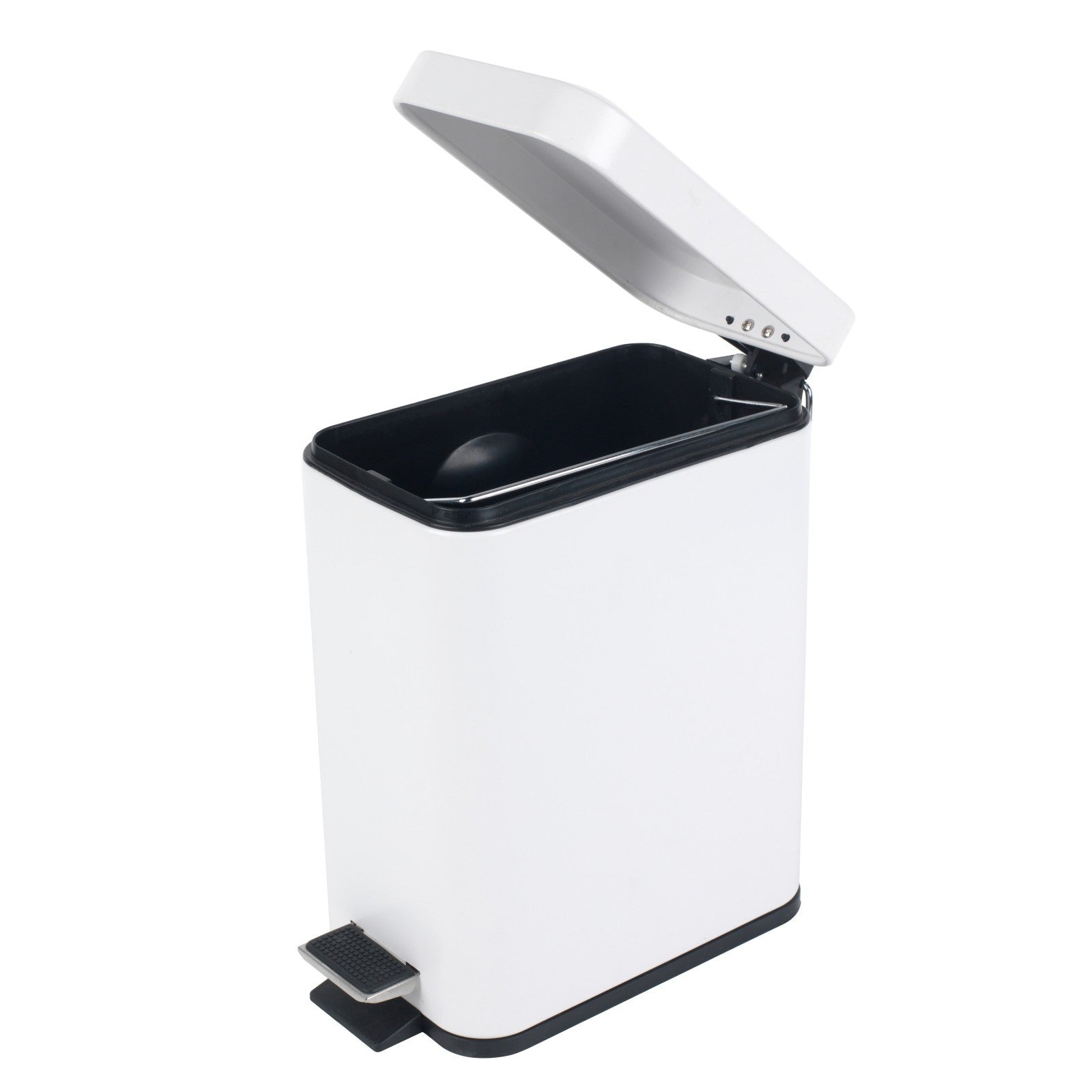 Beldray COMBO-4262 5 Litre Waste Pedal Bin with Soft Closing Lid – Set of 2