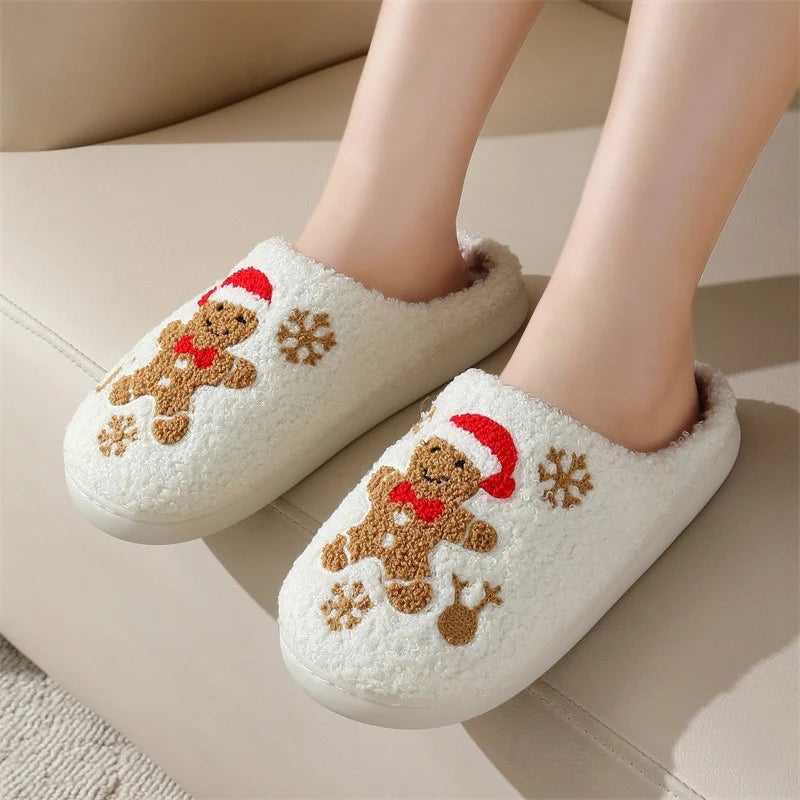 Winter Plush Slippers – Soft Faux-Fur Lining, Warm & Stylish Indoor Comfort