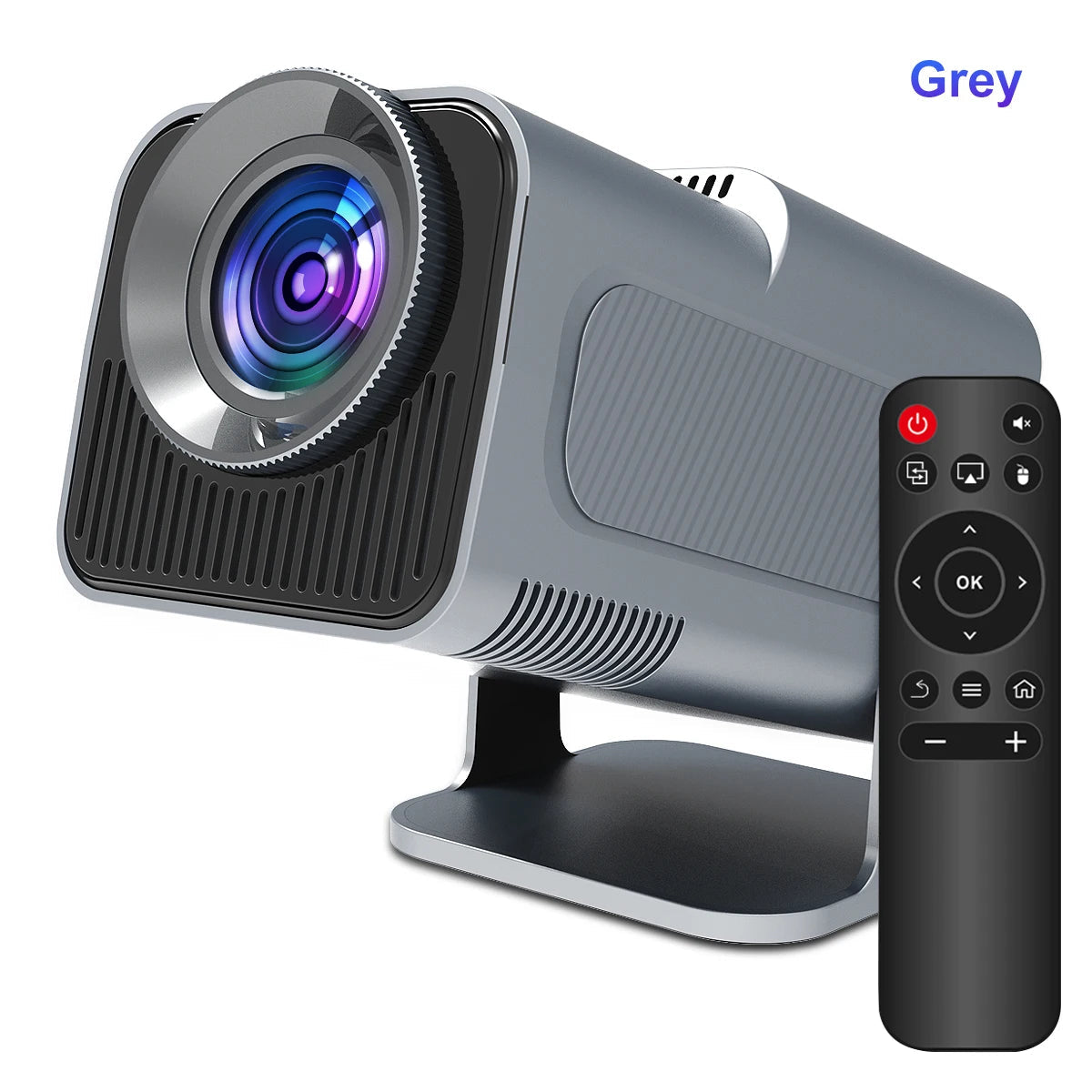 4K Android 11 Projector - Native 1080P, 390 ANSI, WiFi 6, BT 5.0, Portable Cinema