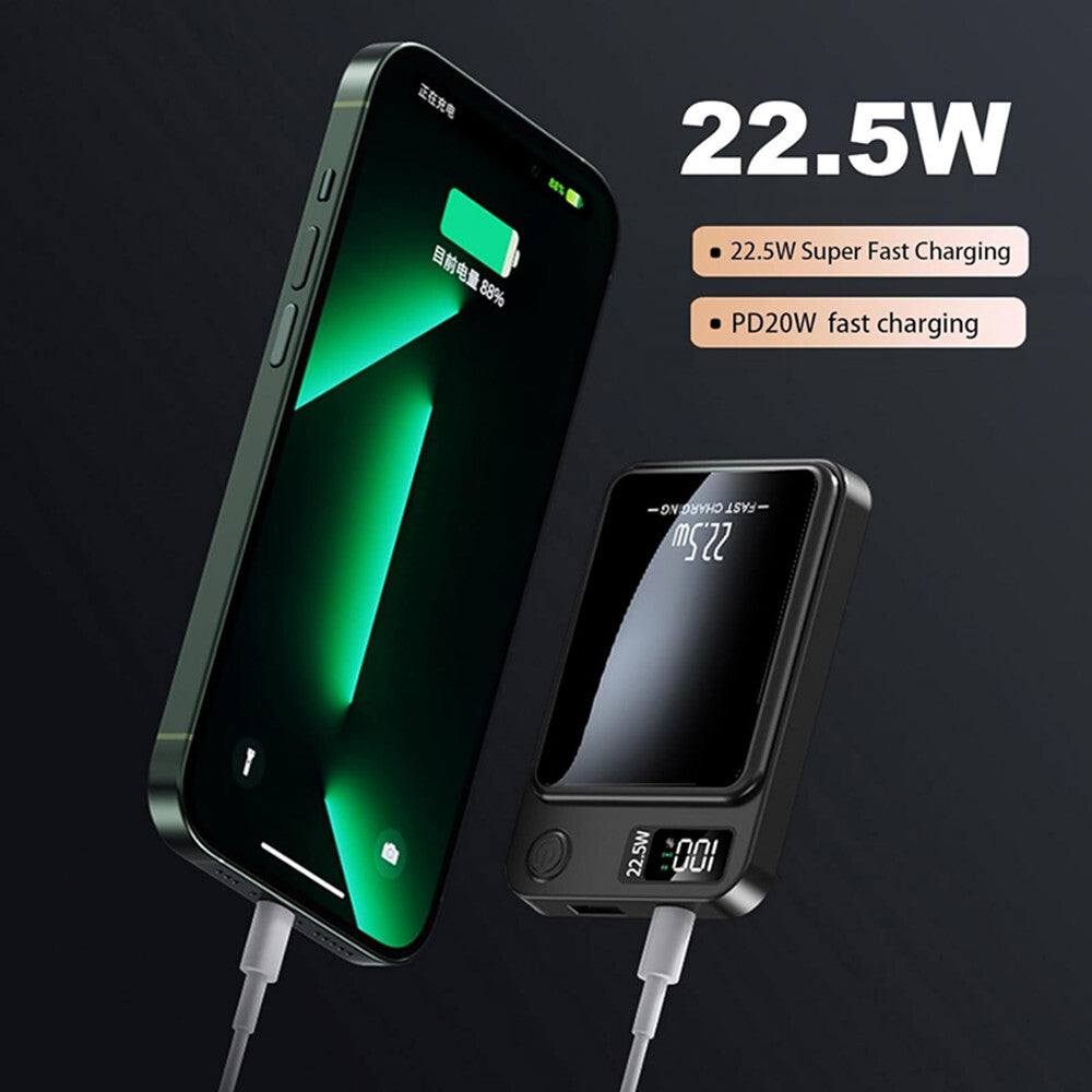 3000000mAh Magnetic Power Bank – Wireless Charger for iPhone 15/14/13