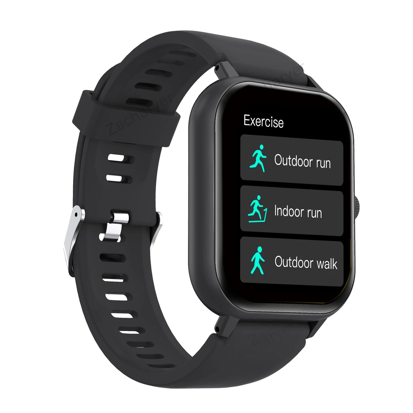 Wireless Smart Watch – Call Alerts, Fitness Tracking, Soft Silicone Strap
