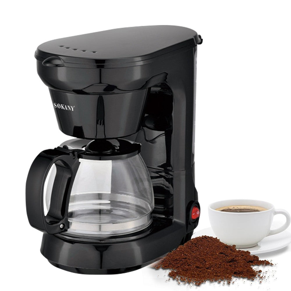 Filter Coffee Maker Machine 750Ml Instant Anti-Drip Fast Brewing Time 650W – Black